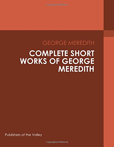 جلد کتاب Complete Short Works of George Meredith