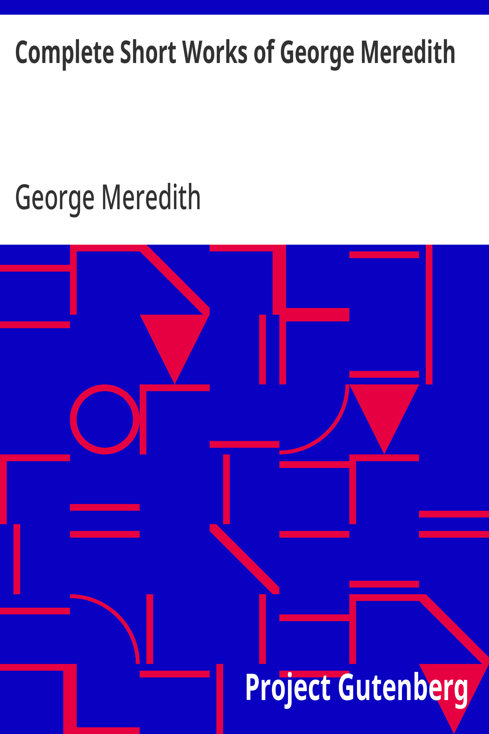 جلد کتاب Complete Short Works of George Meredith