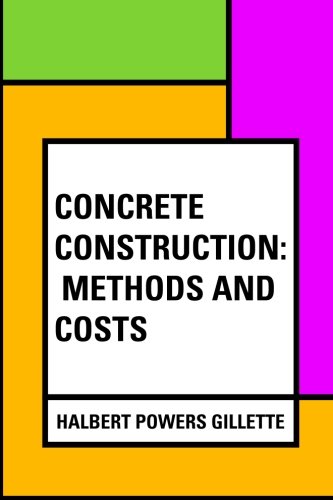 جلد کتاب Concrete Construction: Methods and Costs