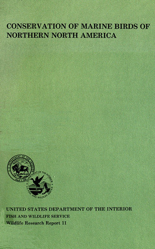 جلد کتاب Conservation of Marine Birds of Northern North America