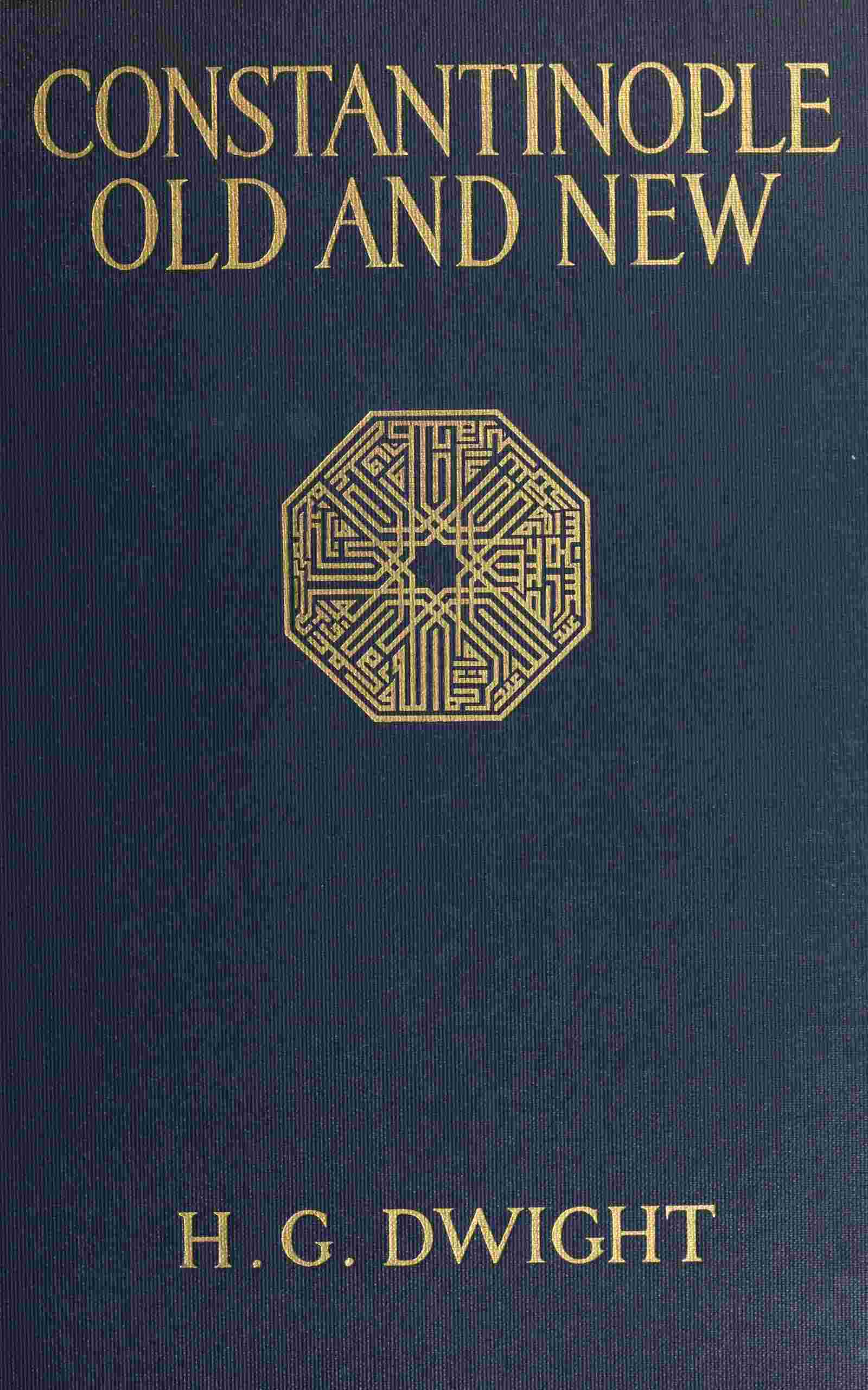 جلد کتاب Constantinople old and new
