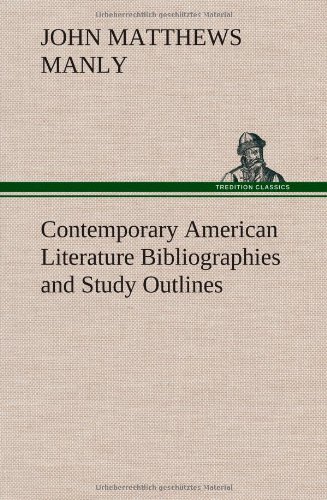 جلد کتاب Contemporary American Literature: Bibliographies and Study Outlines