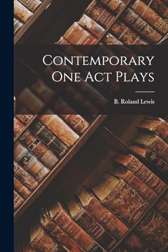 جلد کتاب Contemporary One-Act Plays