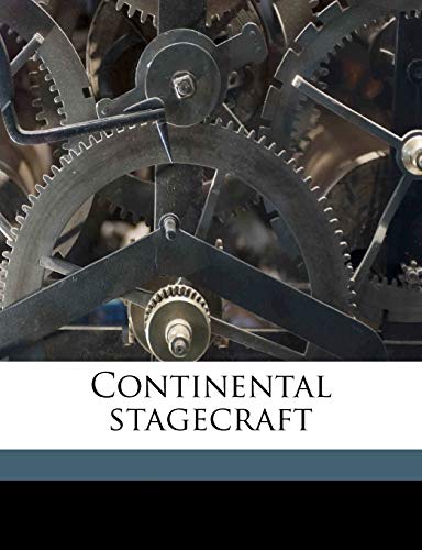 جلد کتاب Continental stagecraft