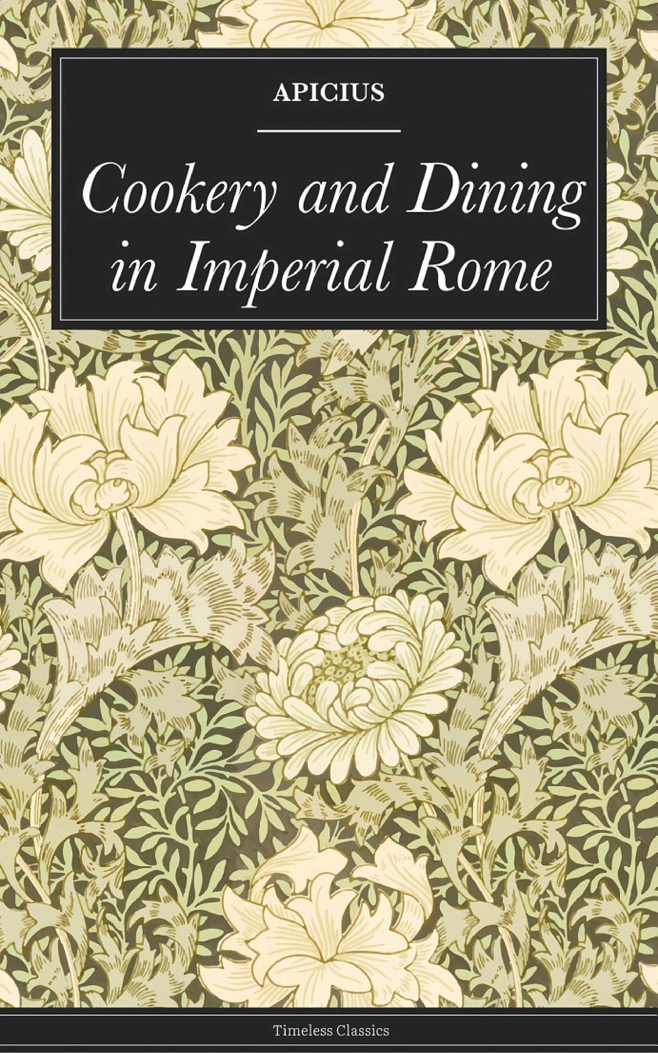 جلد کتاب Cookery and Dining in Imperial Rome