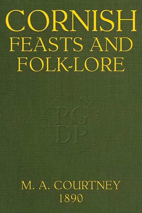 جلد کتاب Cornish Feasts and Folk-lore