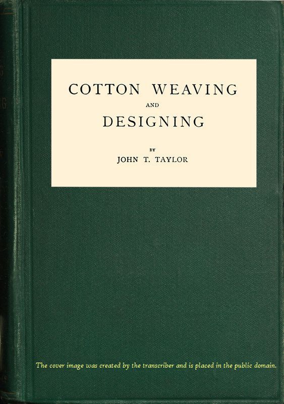 جلد کتاب Cotton Weaving and Designing
