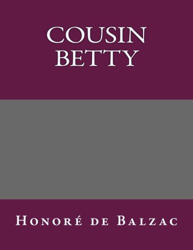 جلد کتاب Cousin Betty