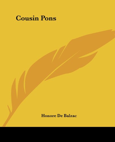 جلد کتاب Cousin Pons