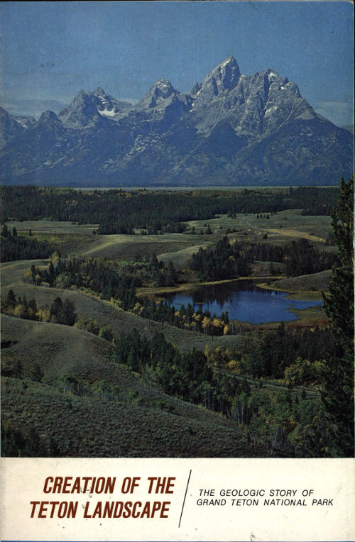 جلد کتاب Creation of the Teton Landscape