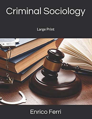 جلد کتاب Criminal Sociology
