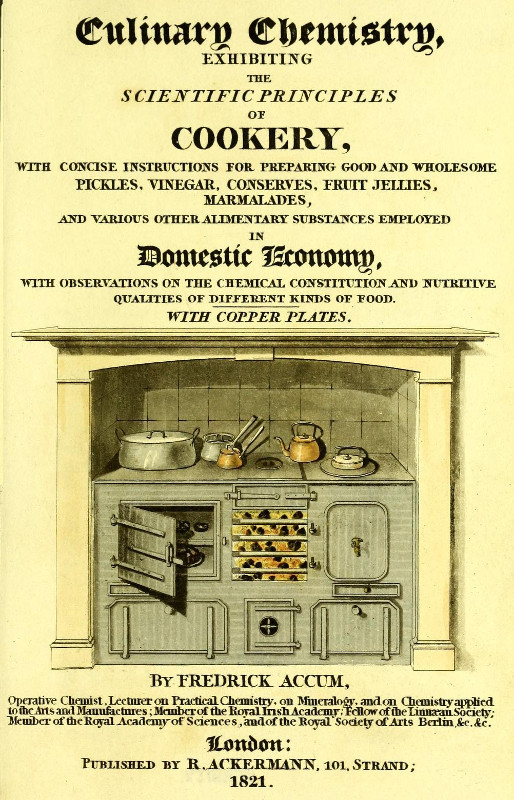 جلد کتاب Culinary Chemistry