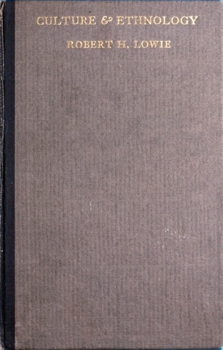 جلد کتاب Culture & Ethnology