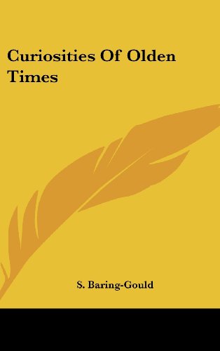 جلد کتاب Curiosities of Olden Times