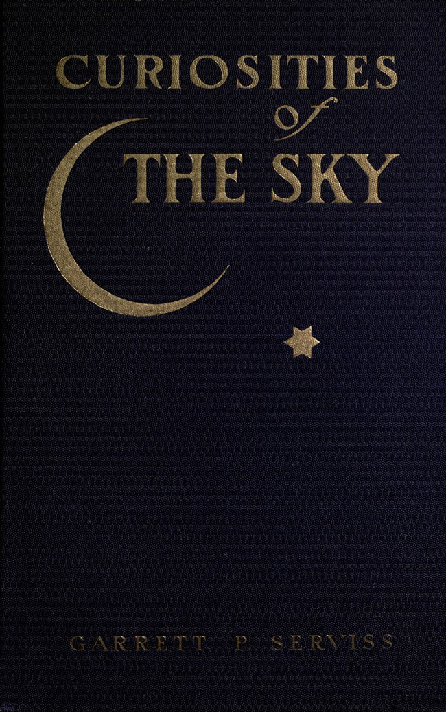 جلد کتاب Curiosities of the Sky