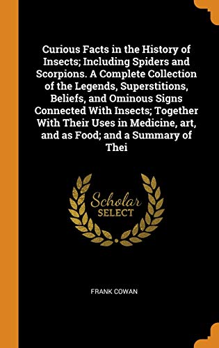جلد کتاب Curious Facts in the History of Insects
