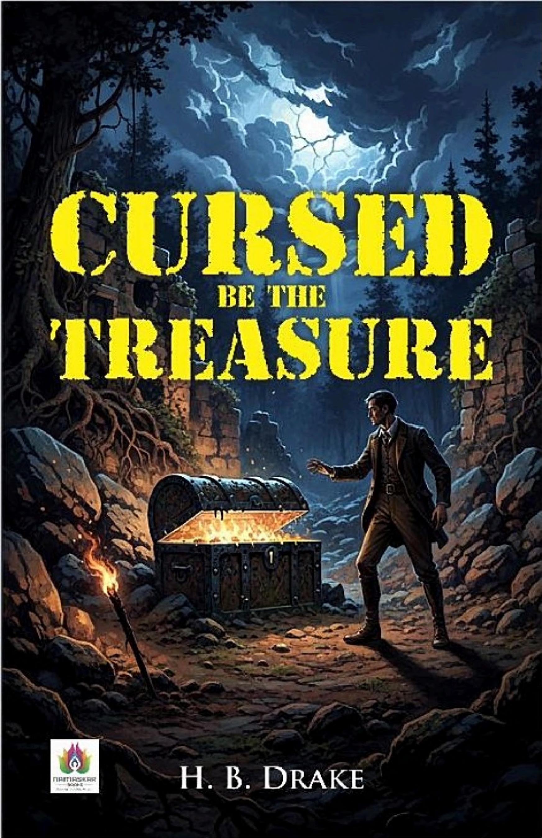 جلد کتاب Cursed Be the Treasure