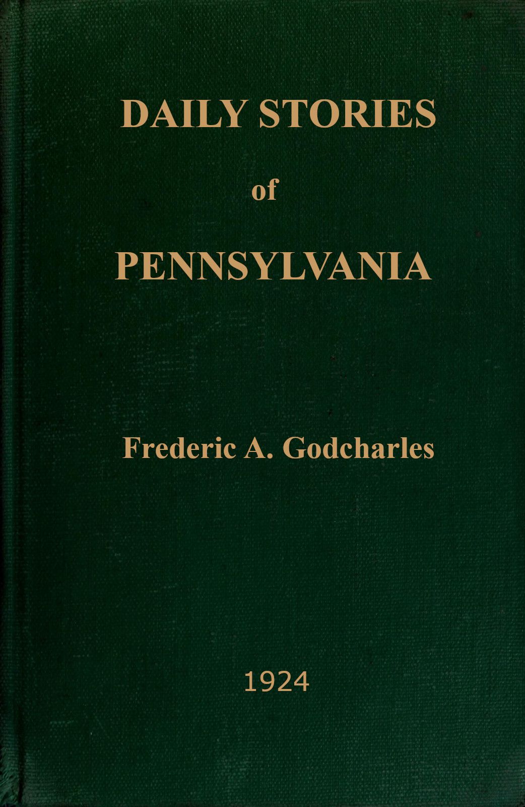 جلد کتاب Daily Stories of Pennsylvania