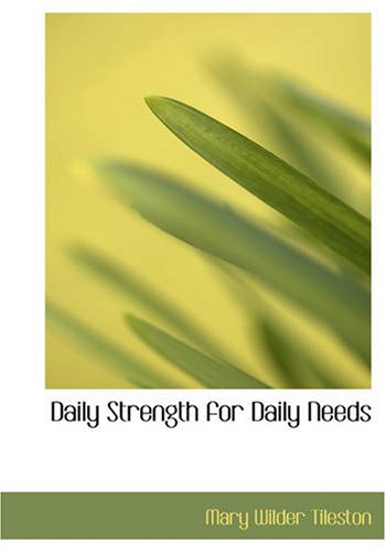 جلد کتاب Daily Strength for Daily Needs