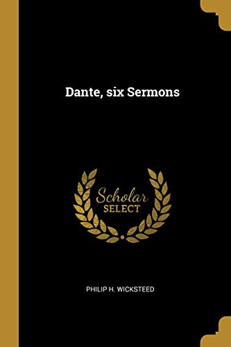 جلد کتاب Dante: Six Sermons