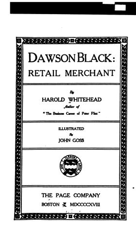 جلد کتاب Dawson Black: Retail Merchant