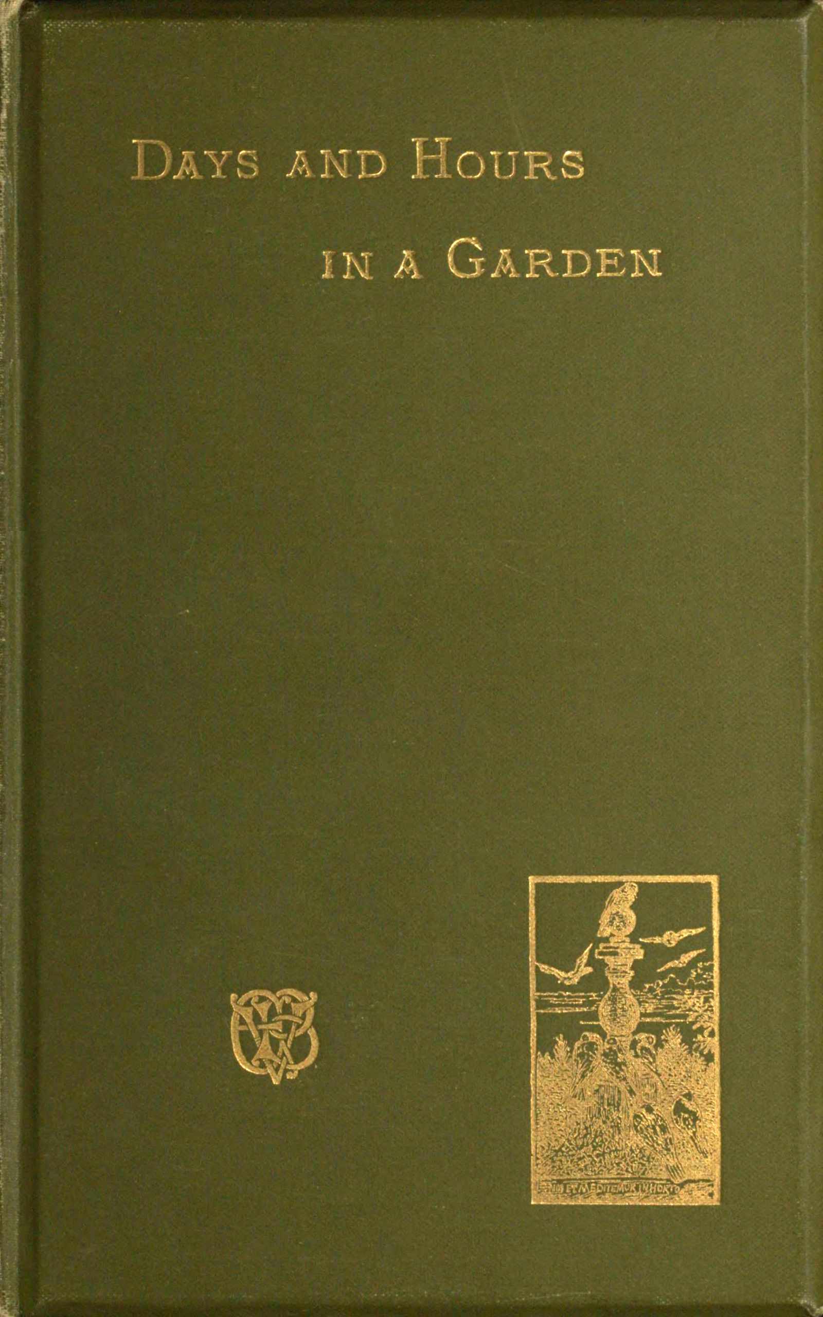 جلد کتاب Days and Hours in a Garden