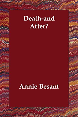جلد کتاب Death—and After?