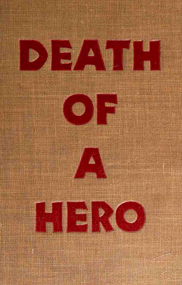 جلد کتاب Death of a hero