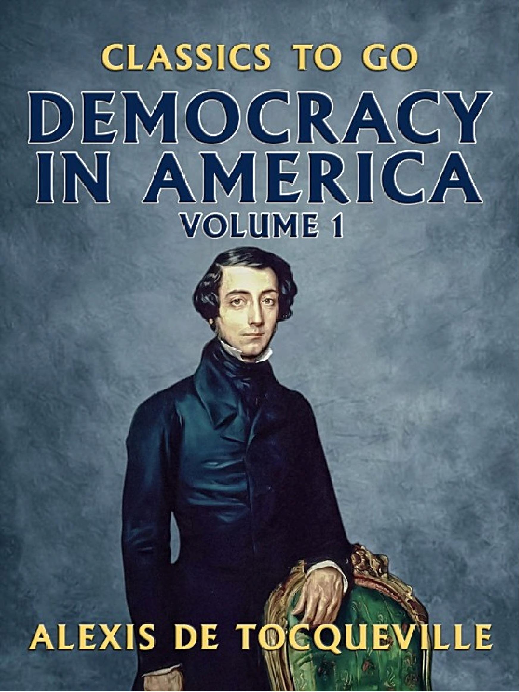 جلد کتاب Democracy in America, Volume 1
