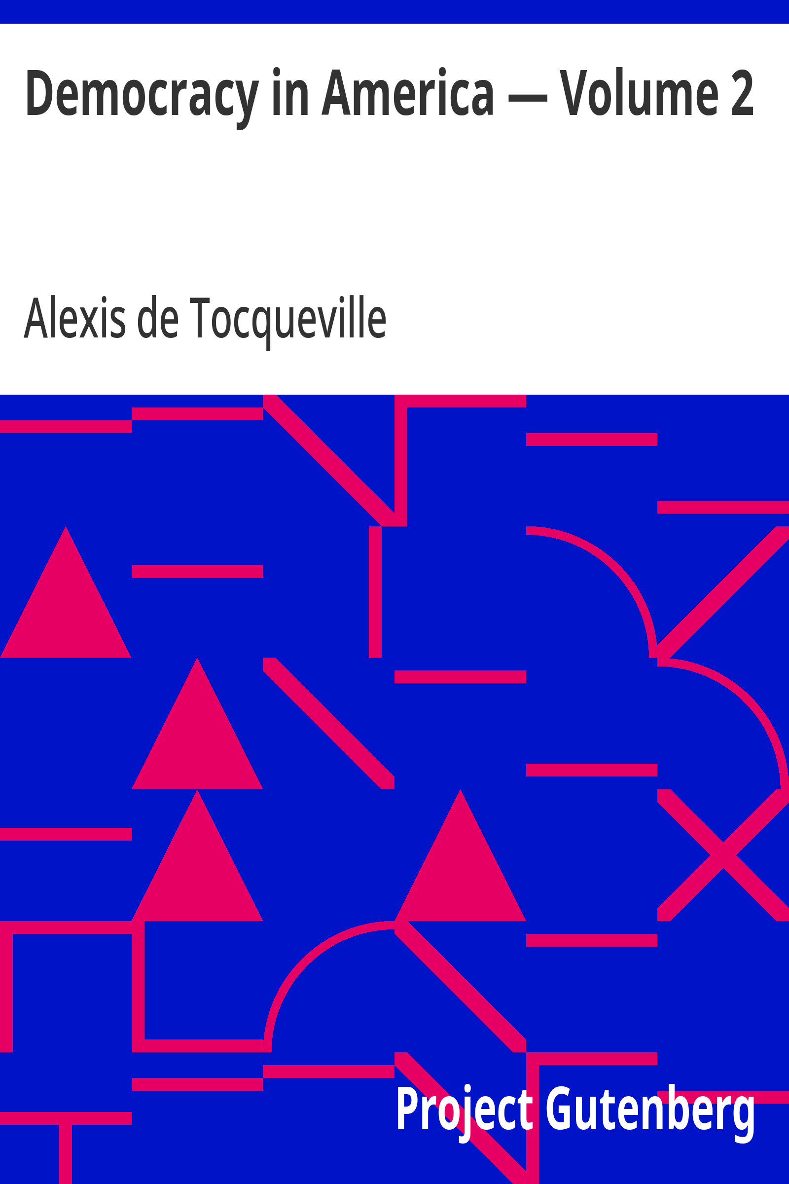 جلد کتاب Democracy in America — Volume 2