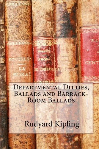 جلد کتاب Departmental ditties and Ballads and Barrack-room ballads