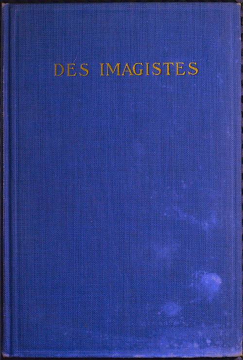 جلد کتاب Des Imagistes: An Anthology