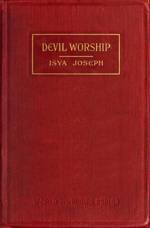 جلد کتاب Devil worship