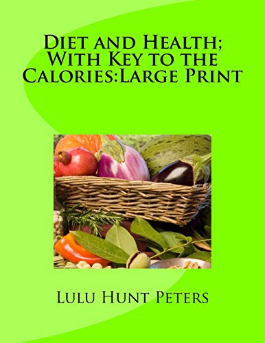 جلد کتاب Diet and Health; With Key to the Calories