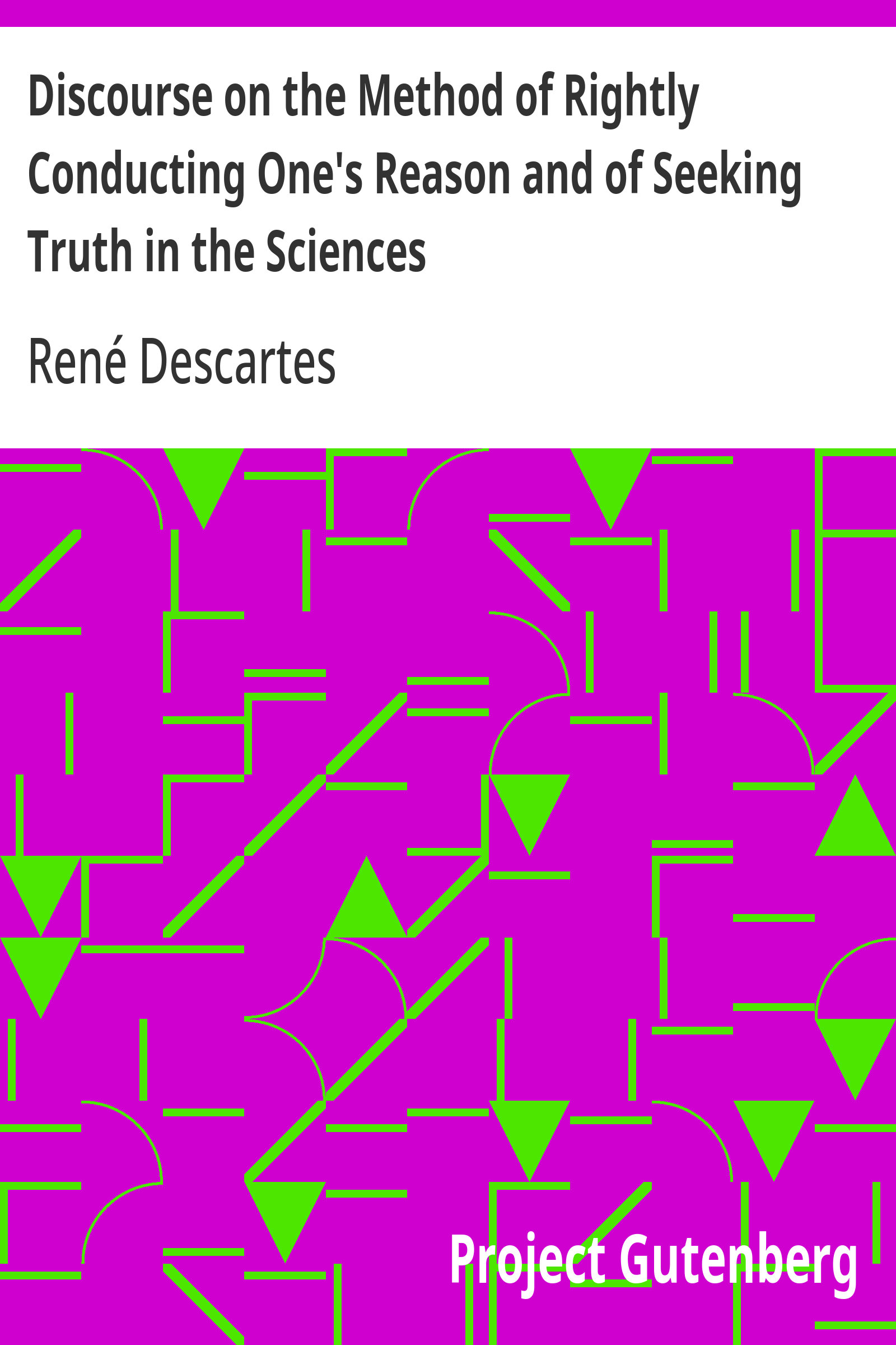 جلد کتاب Discourse on the Method