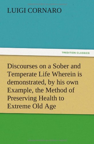 جلد کتاب Discourses on a Sober and Temperate Life