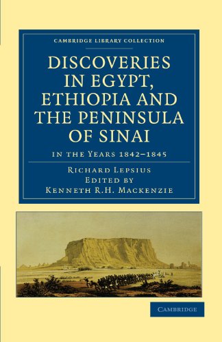 جلد کتاب Discoveries in Egypt, Ethiopia and the Peninsula of Sinai