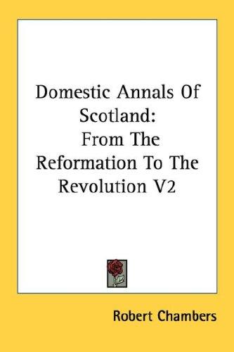 جلد کتاب Domestic Annals of Scotland