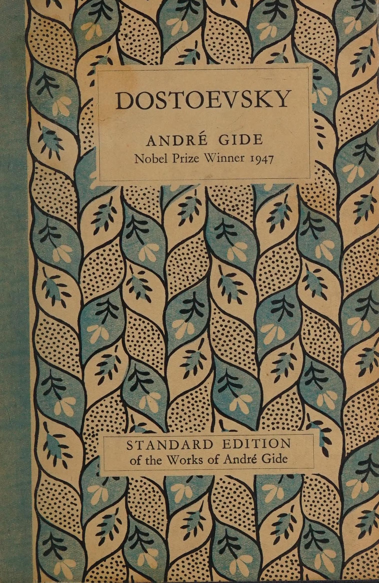 جلد کتاب Dostoevsky