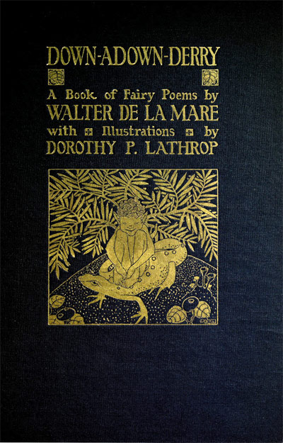 جلد کتاب Down-Adown-Derry: A Book of Fairy Poems