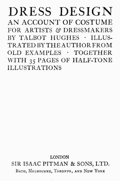 جلد کتاب Dress Design: An Account of Costume for Artists & Dressmakers