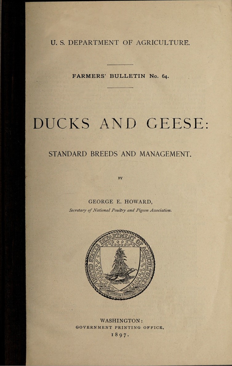 جلد کتاب Ducks and Geese
