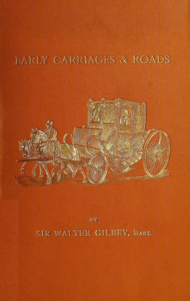 جلد کتاب Early Carriages and Roads