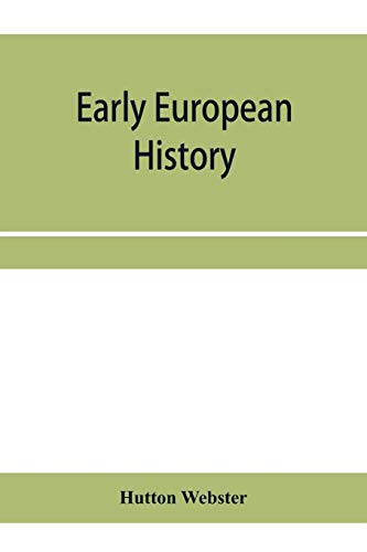 جلد کتاب Early European History
