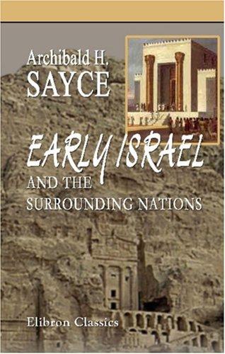 جلد کتاب Early Israel and the Surrounding Nations