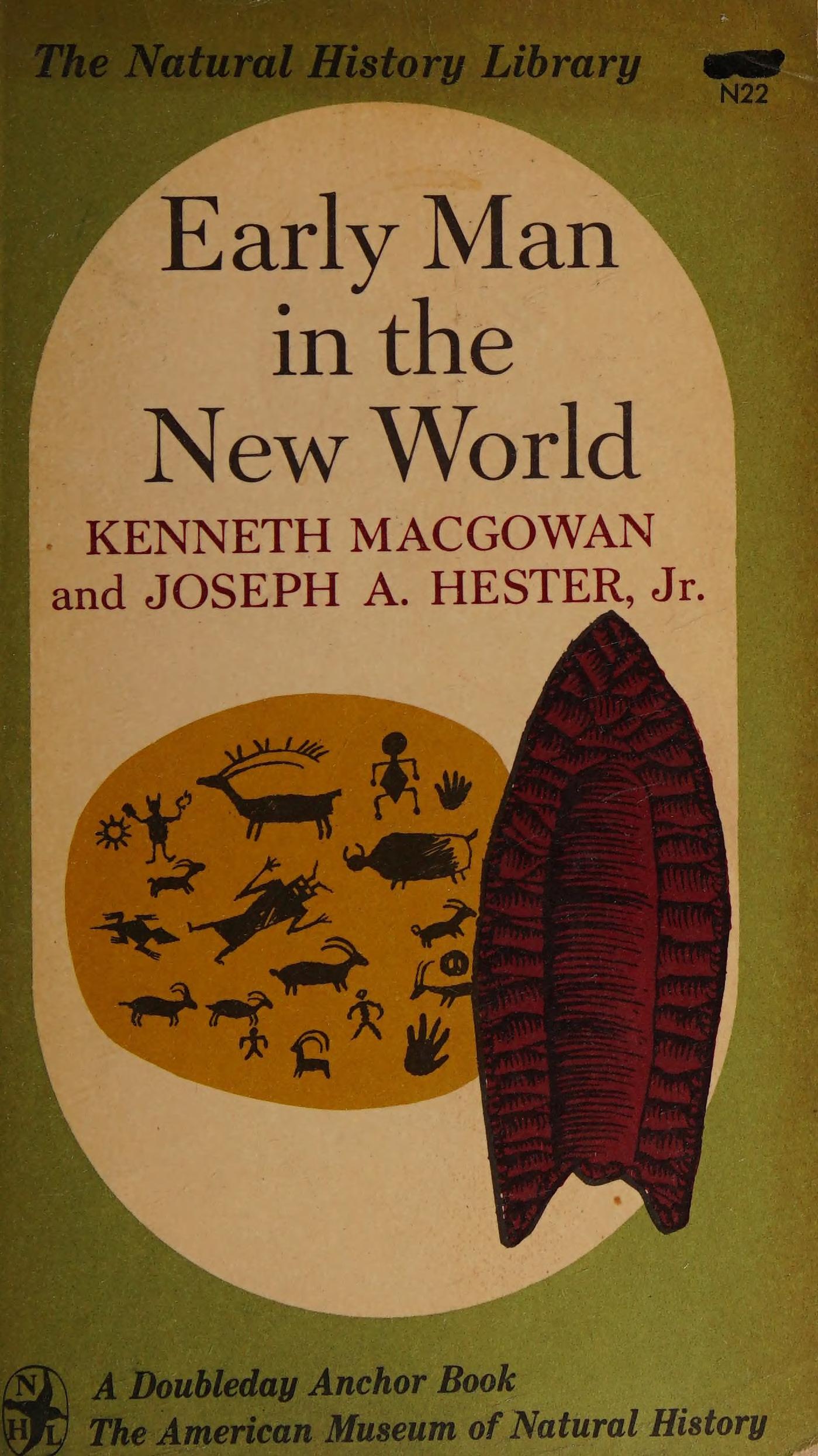 جلد کتاب Early Man in the New World