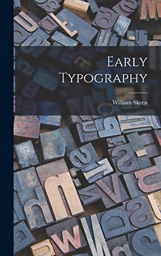 جلد کتاب Early Typography
