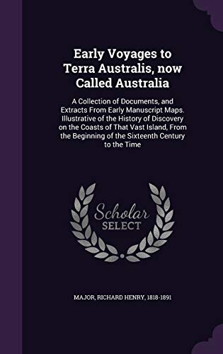جلد کتاب Early Voyages to Terra Australis, Now Called Australia