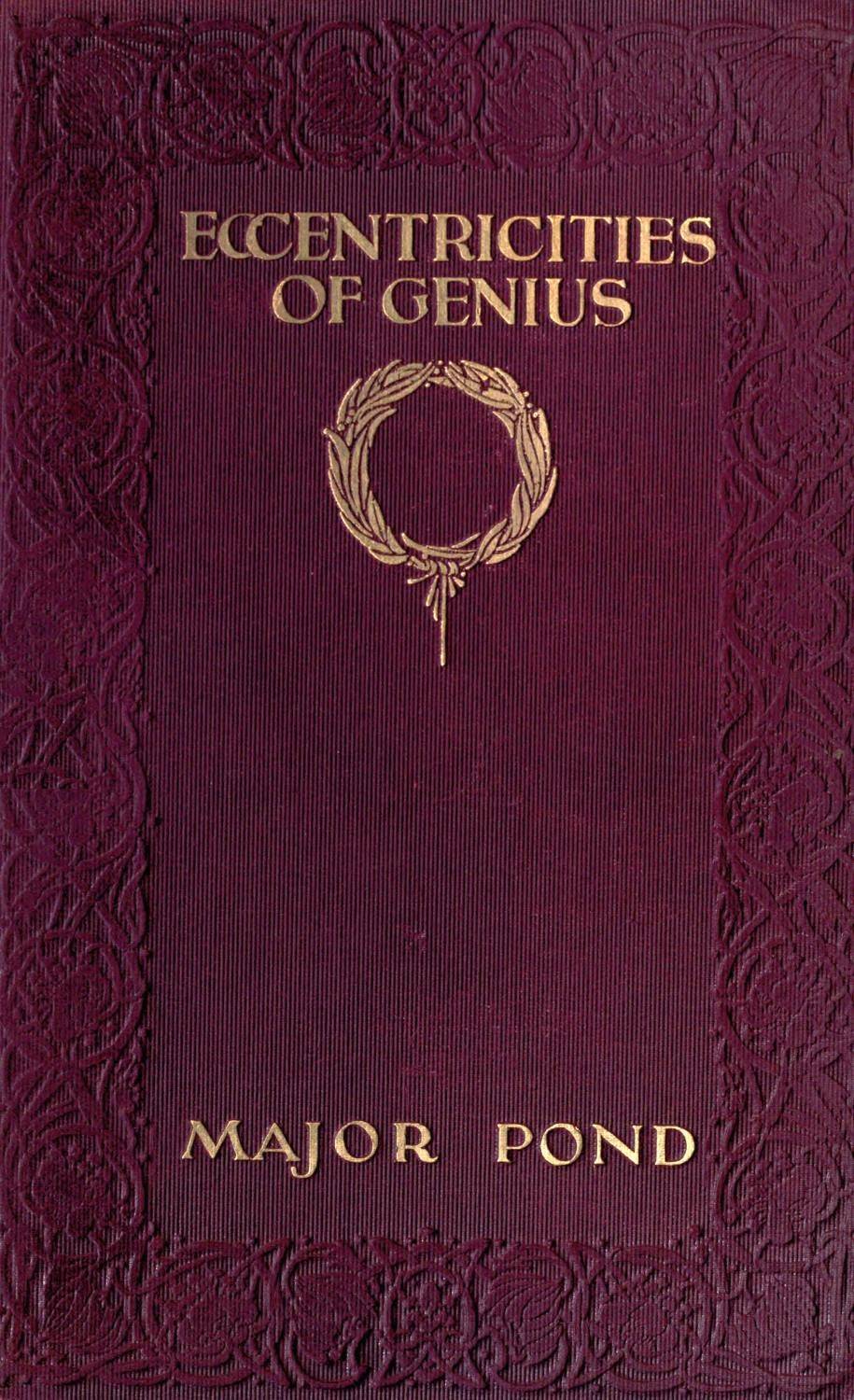 جلد کتاب Eccentricities of genius