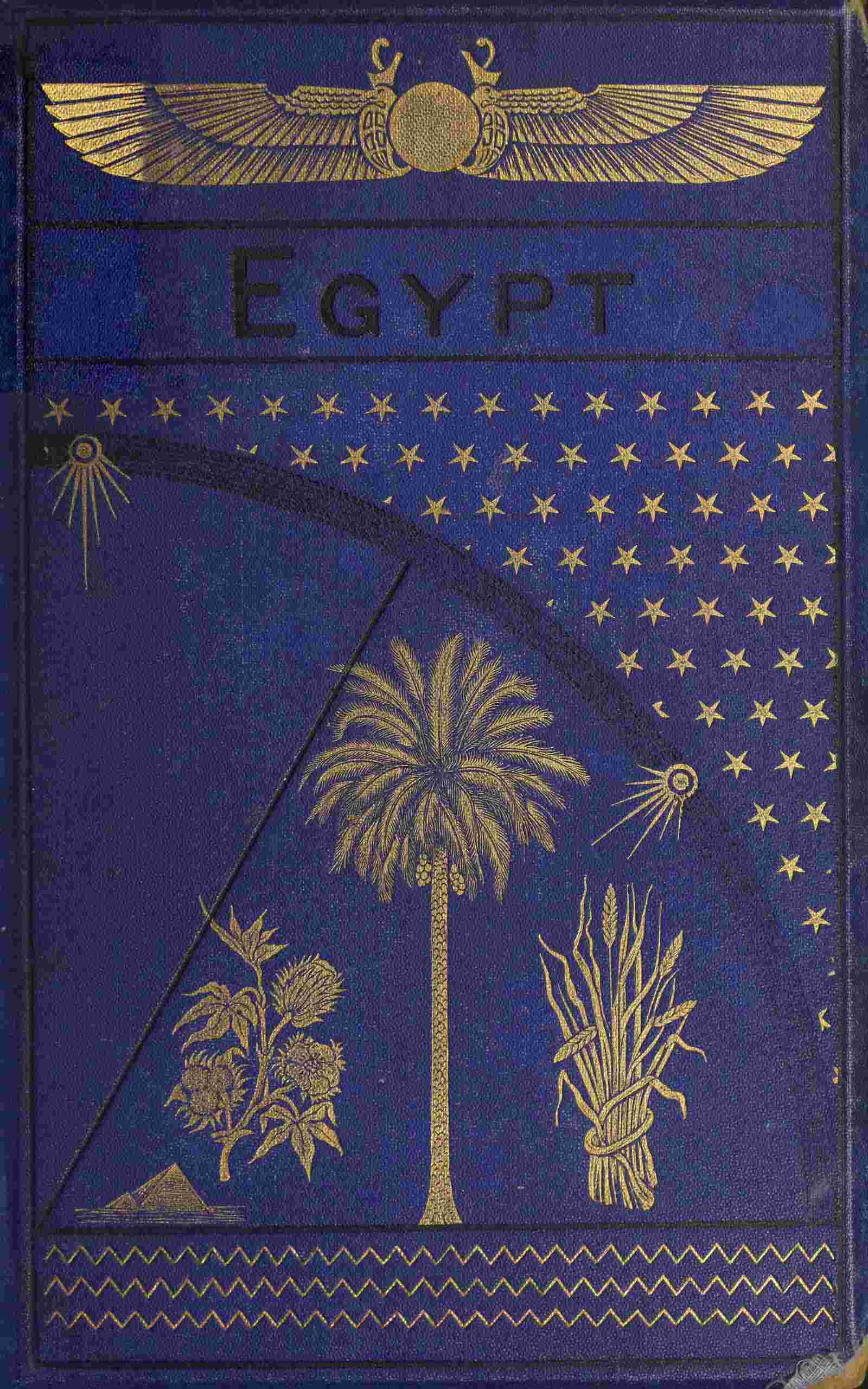 جلد کتاب Egypt of the Pharaohs and of the Khedivé